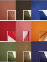 Custom Colored Flocking Denim Fabric