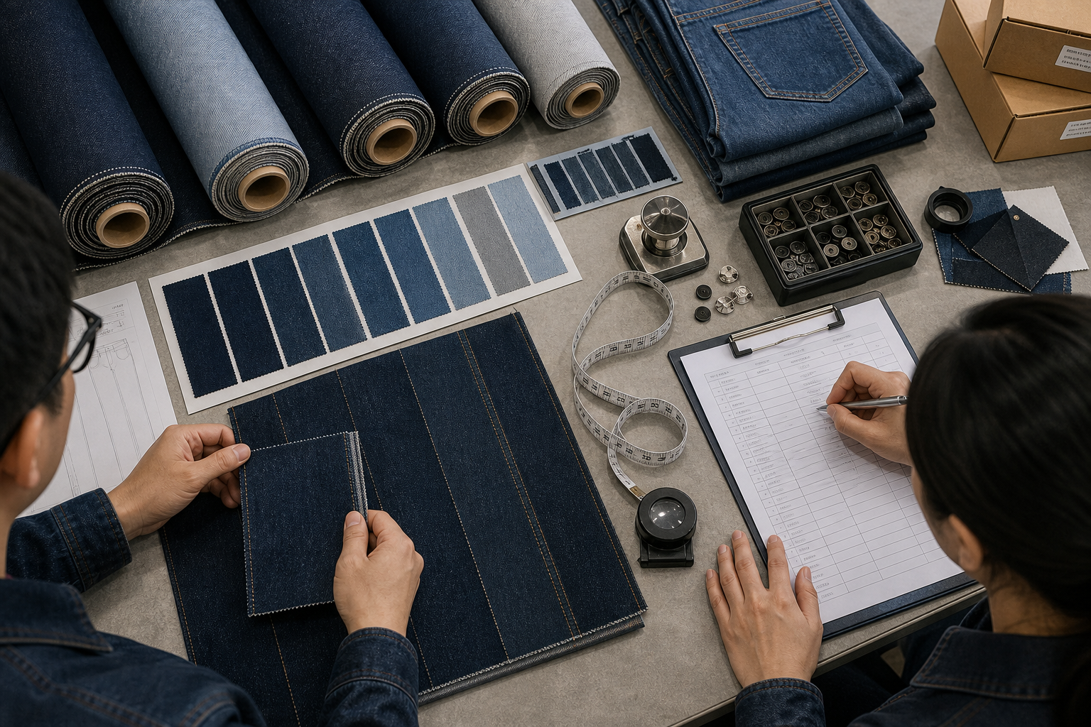 Bulk Denim Fabric Sourcing: What Must Be Locked Before Ordering factory process body image