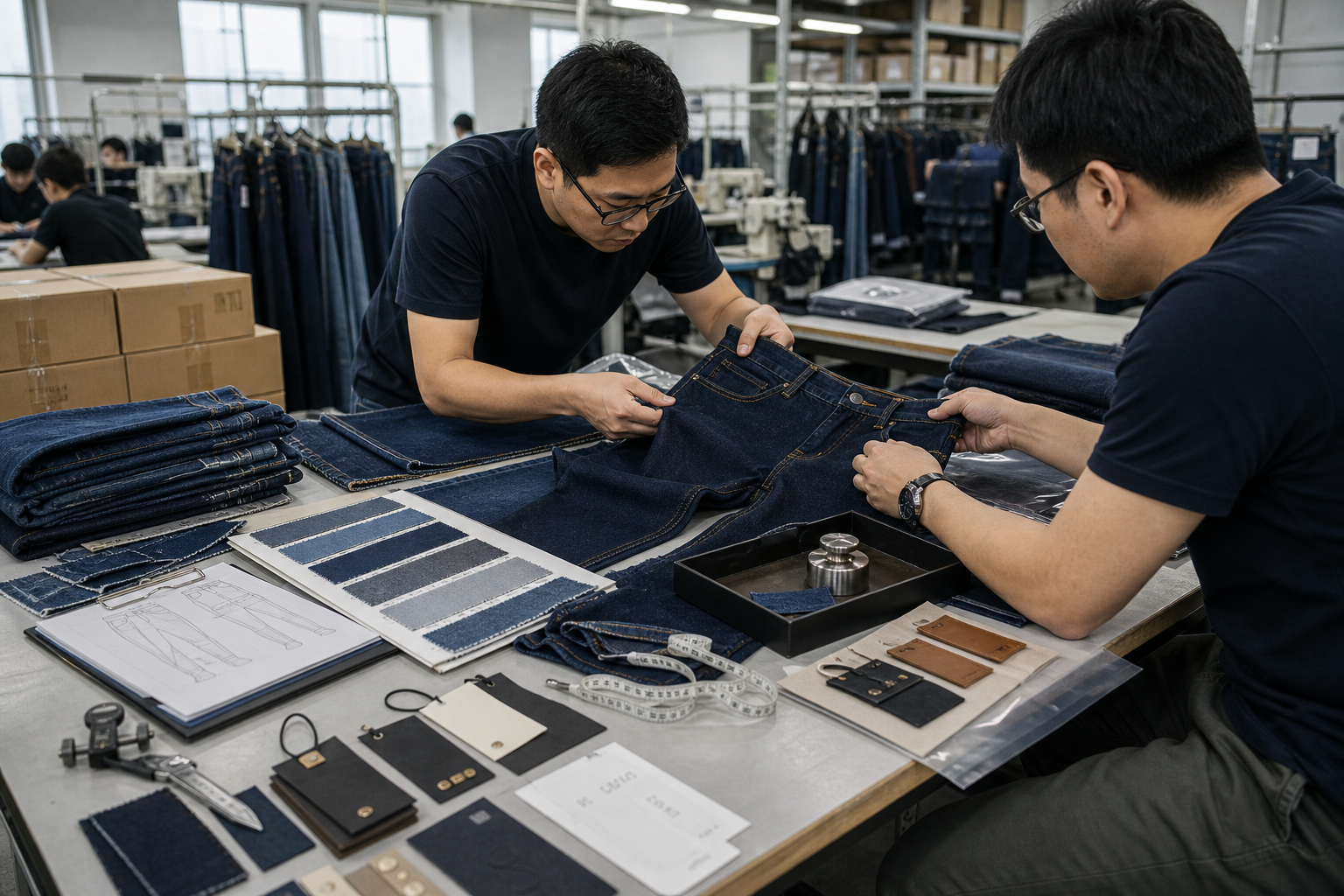 How to Choose a Private Label Jeans Manufacturer qc check body image