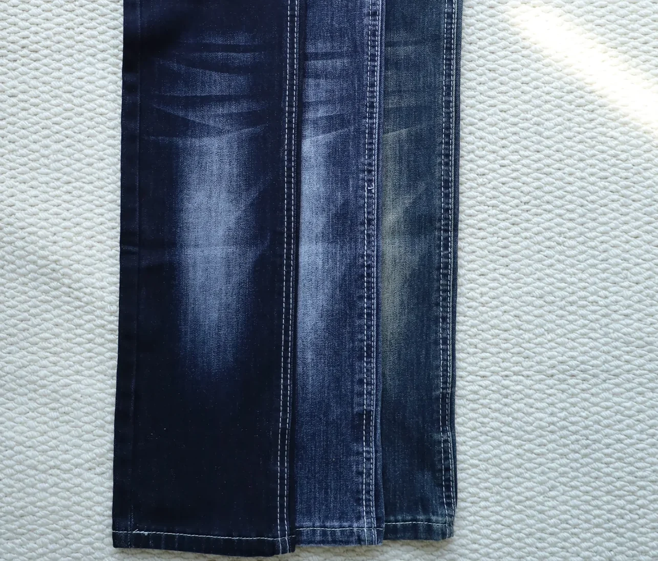 12S Deep Indigo Blue Stretch Slub Denim 071