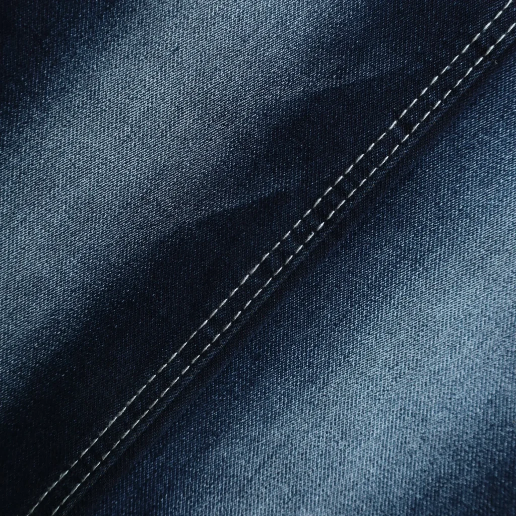 10S Deep Black + Black + Blue Denim 085-535 fabric image 2