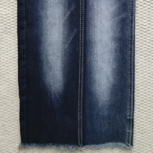 10S Deep Black + Black + Blue Stretch Denim 085-541436 – Durable Slub Texture Fabric cover image