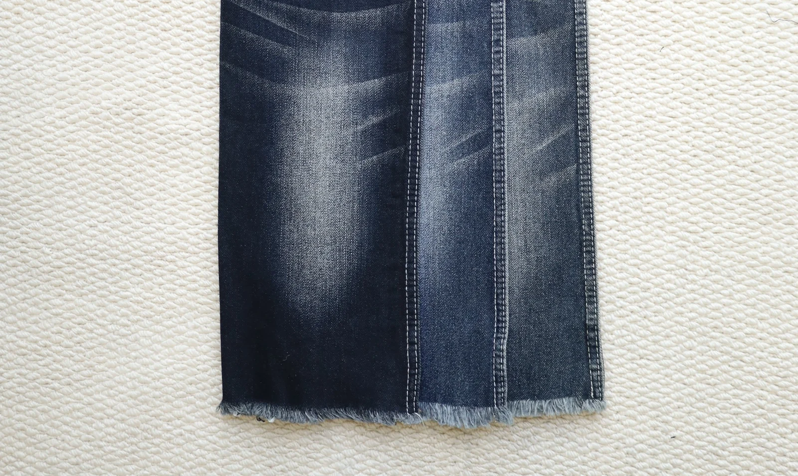 16S Deep Indigo Blue Stretch Slub Denim 1085