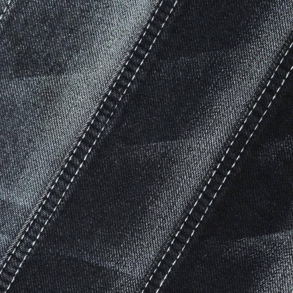 10S Mercerized Black + Black Denim 086新缸 fabric image 2