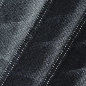 10S Mercerized Black + Black Denim 086新缸 fabric image 2
