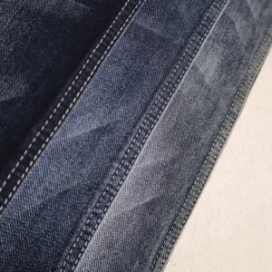 10S Deep Indigo Blue + Dark Indigo Blue + Black + Blue Denim 090-503 fabric image 2