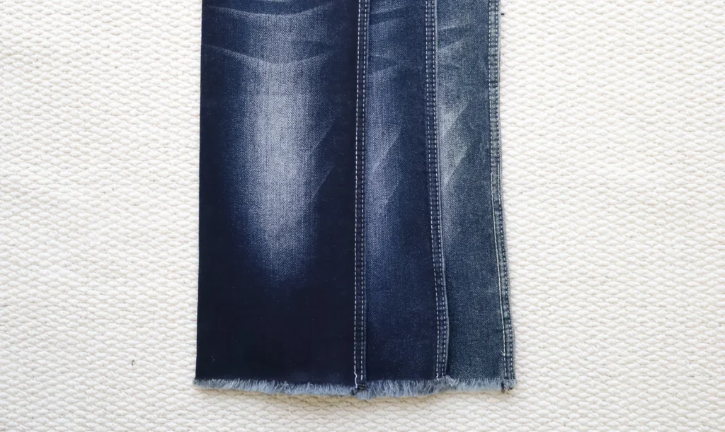 10S Non-Fading Blue + Grey Stretch Denim 092-331 – Durable Slub Texture Fabric cover image