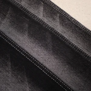 10S Deep Black + Black Denim 093 fabric image 1