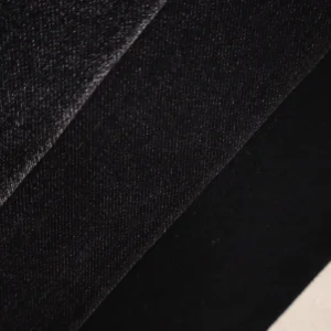 10S Deep Black + Black Denim 093 fabric image 2