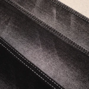 10S Deep Black + Black Denim 093-519+5 fabric image 2