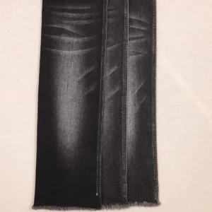10S Deep Black + Black Denim 093-6008 fabric image 1