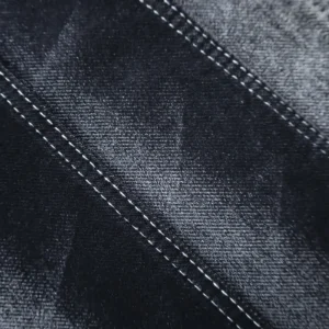 10S Deep Black + Black Denim 093-644+5 fabric image 2