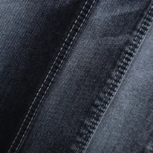 10S Mercerized Black + Black Denim 099-6434 fabric image 2