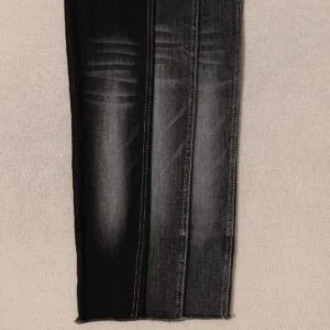12S Mercerized Black + Black Denim 1053 fabric image 1