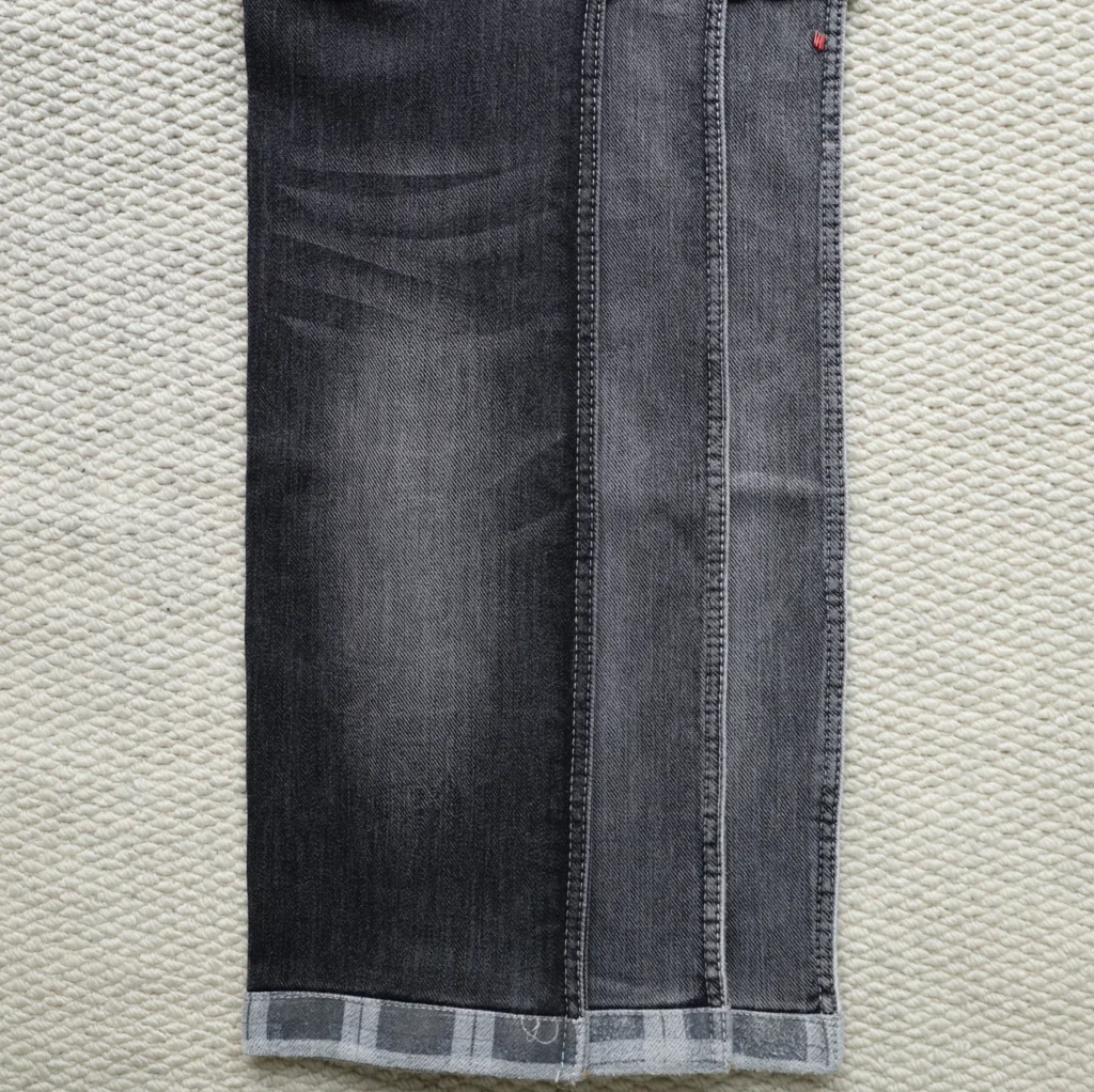 12S Mercerized Black + Black Denim 1056-3 fabric image 1