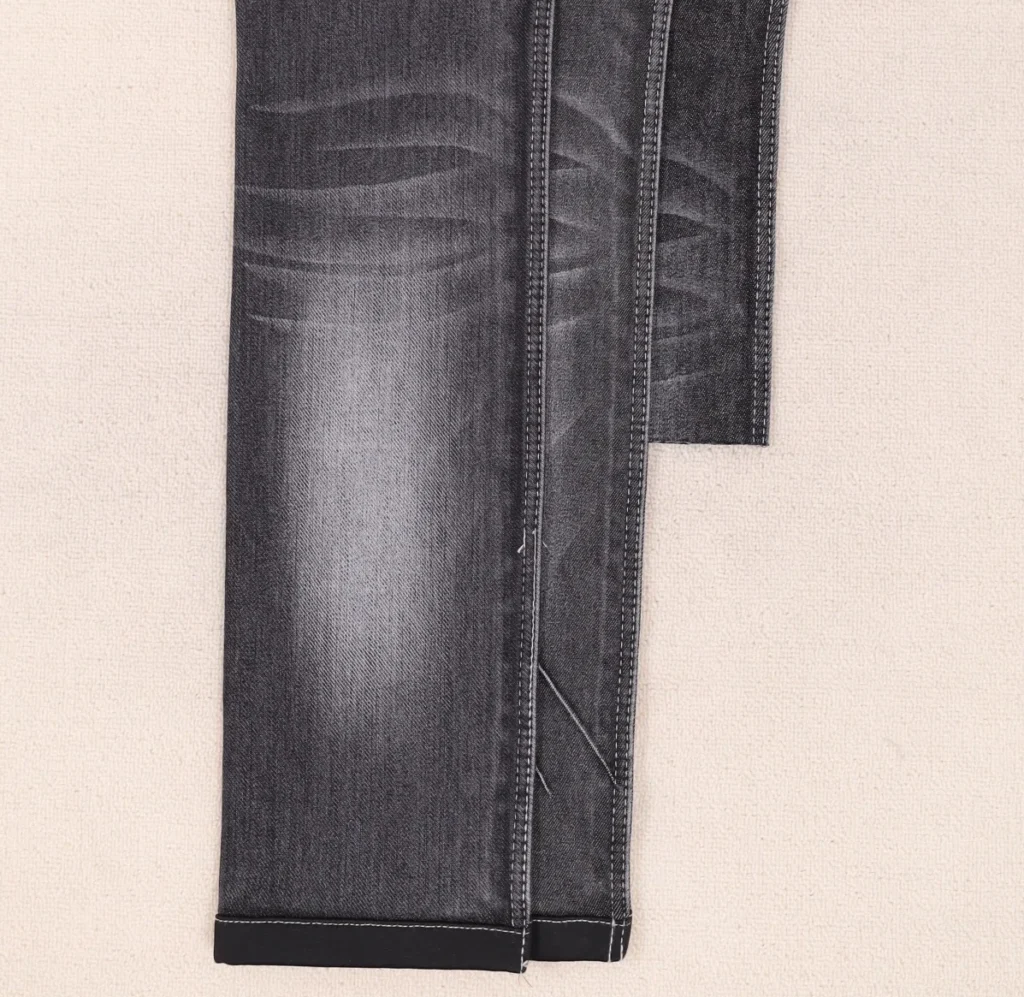 12S Mercerized Black + Black Denim 1056-3#233#735#100g牛奶丝拉架 fabric image 1
