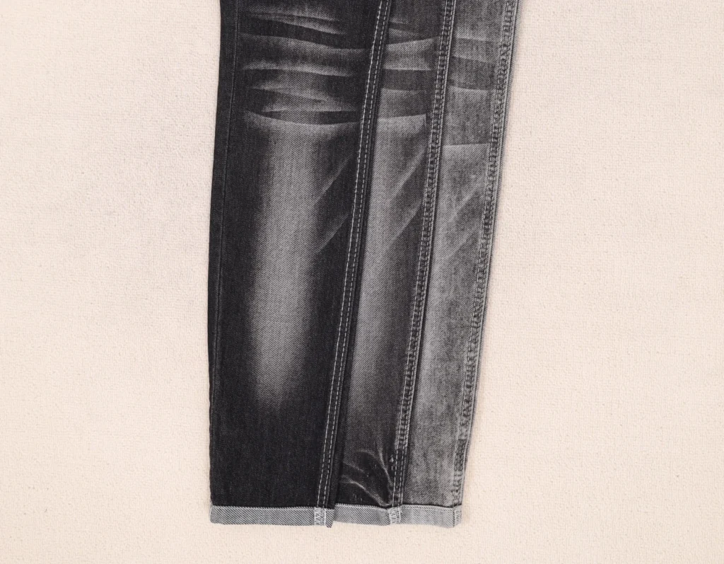 16S Non-Fading Black Stretch Denim 1071 – Durable Slub Texture Fabric cover image