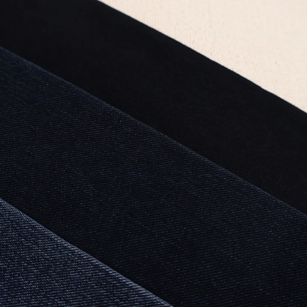 10S Blue + Grey Denim 1100 fabric image 2