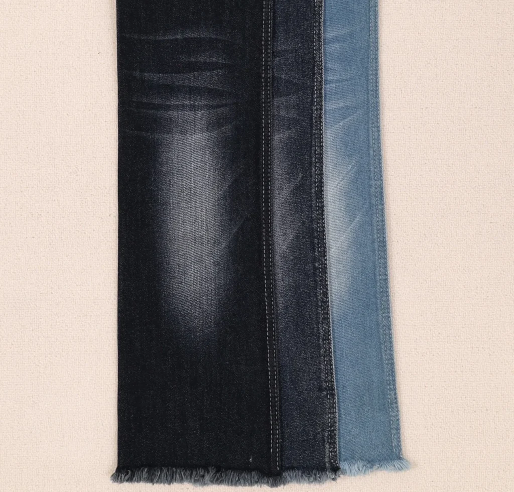 7S Deep Indigo Blue + Dark Indigo Blue + Black + Blue Denim 1221 fabric image 1