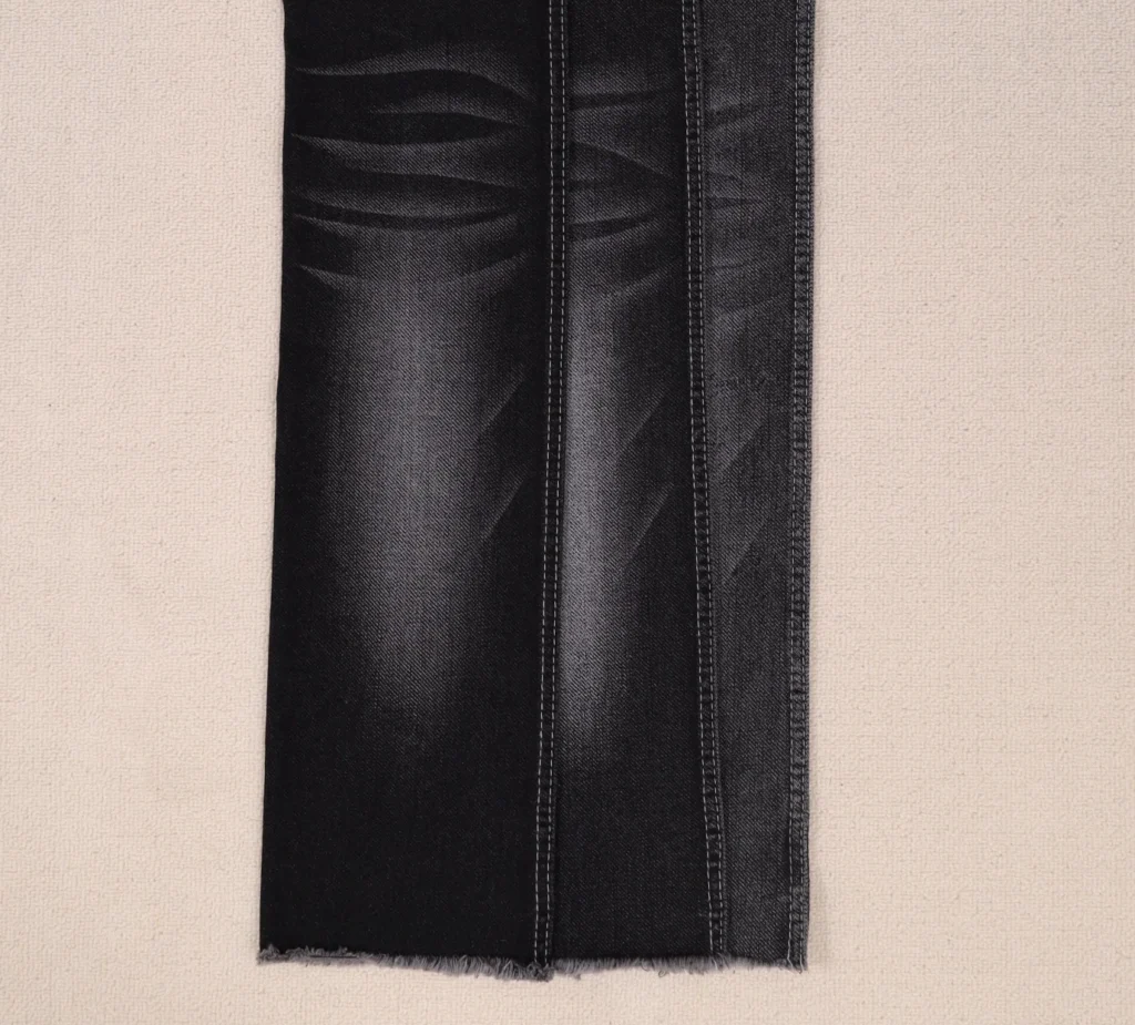 12S Mercerized Black + Black Denim 1227-2 fabric image 1