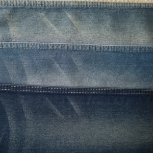 10S Mercerized Black + Black Denim 173 fabric image 2