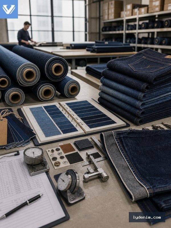 Bulk Denim Fabric Suppliers: Lot, Shade, Shrinkage, and Sample-Yardage Checks