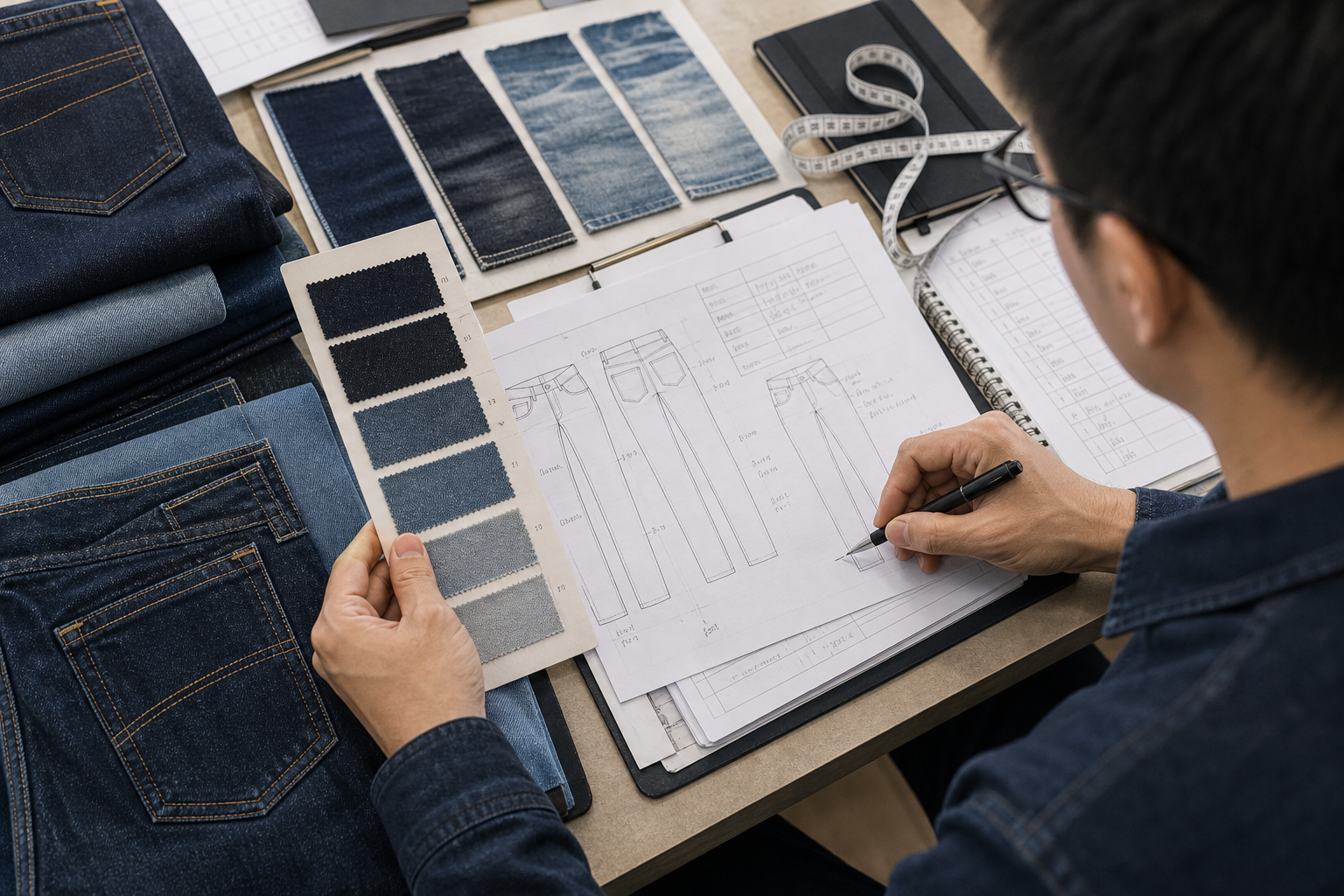 How to Choose a Custom Jeans Manufacturer: Fit, Wash, and MOQ Essentials buyer desk body image