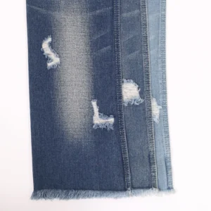 10S Flocked Deep Indigo Blue + Dark Indigo Blue + Blue Stretch Denim 6310 – Durable Denim Fabric cover image