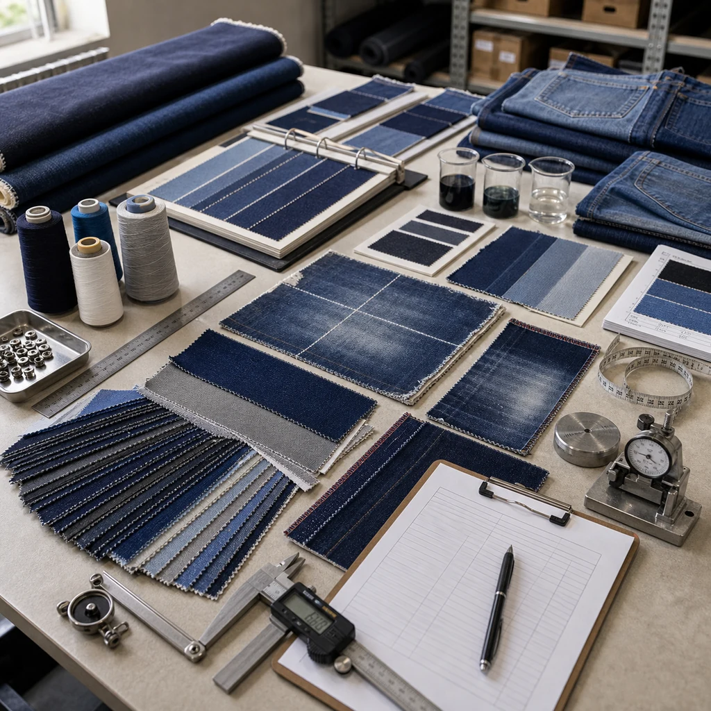 Jeans Fabric Manufacturers: A Buyer’s Verification Process Sampling & QC Sequence That Catches Risk body image