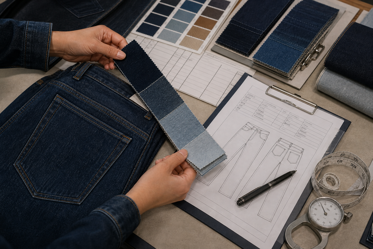 How to Choose a Custom Jeans Manufacturer: Fit, Wash, and MOQ Essentials factory process body image