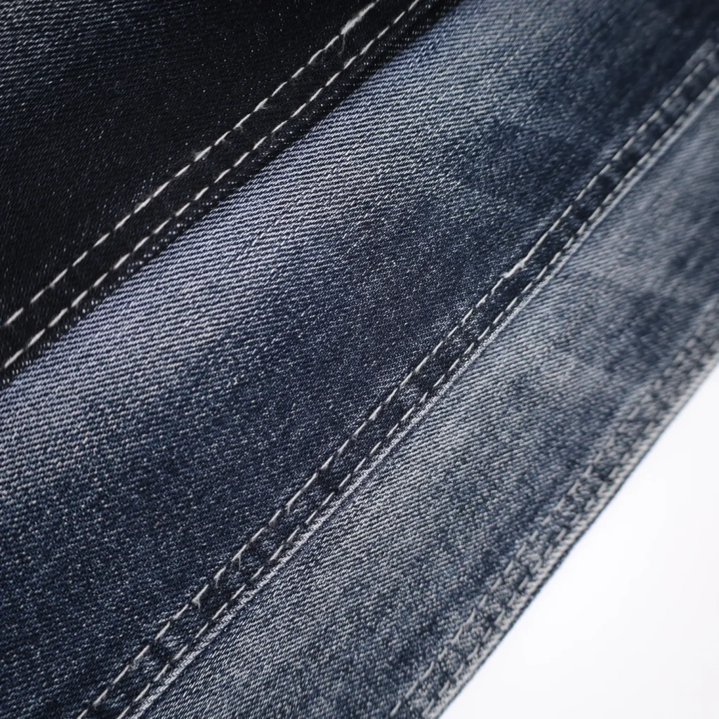 7S Extra Deep Indigo Blue + Deep Indigo Blue + Dark Indigo Blue + Blue + Grey Denim 7703 fabric image 2