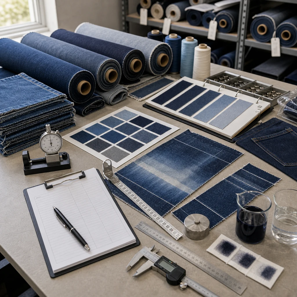 Choosing the Right Denim Textile Manufacturer: Buyer’s Guide Sampling & QC Workflow (Catching Bulk Failures) body image