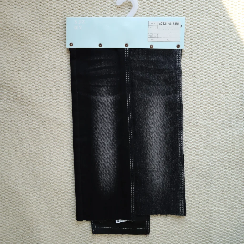 10S Black Denim A2531-6134B fabric image 1