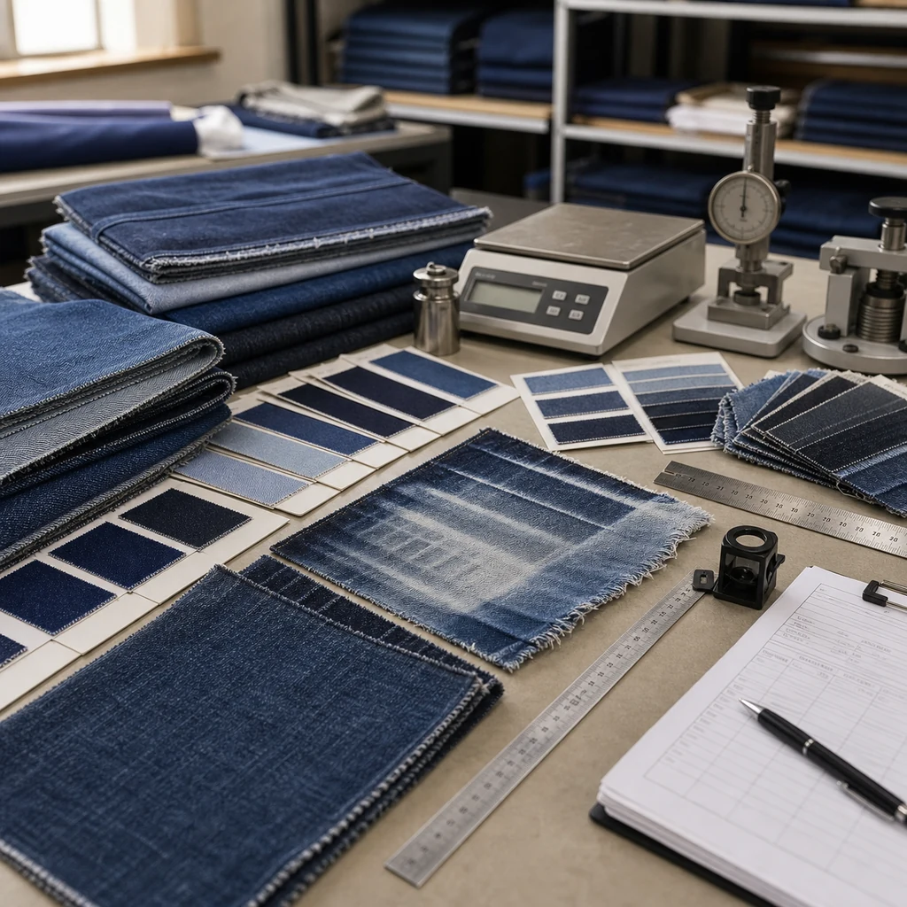 Denim Material Manufacturers: Sourcing & Quality Control Sampling & Quality Control Process body image