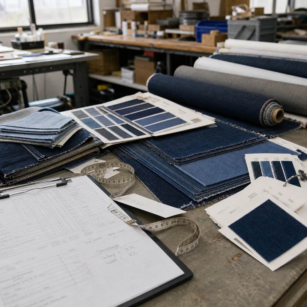 Denim Sourcing: A Practical Buyer’s Guide to Specification, Sampling & Sampling & Quality Control body image