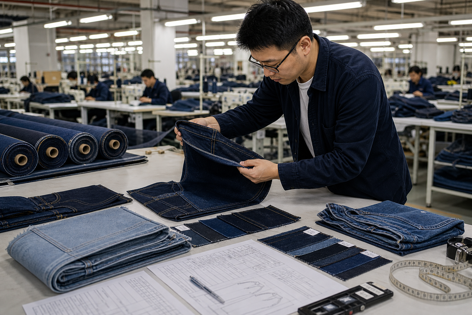 Wholesale Jeans Manufacturers: A Buyer’s Guide factory process body image