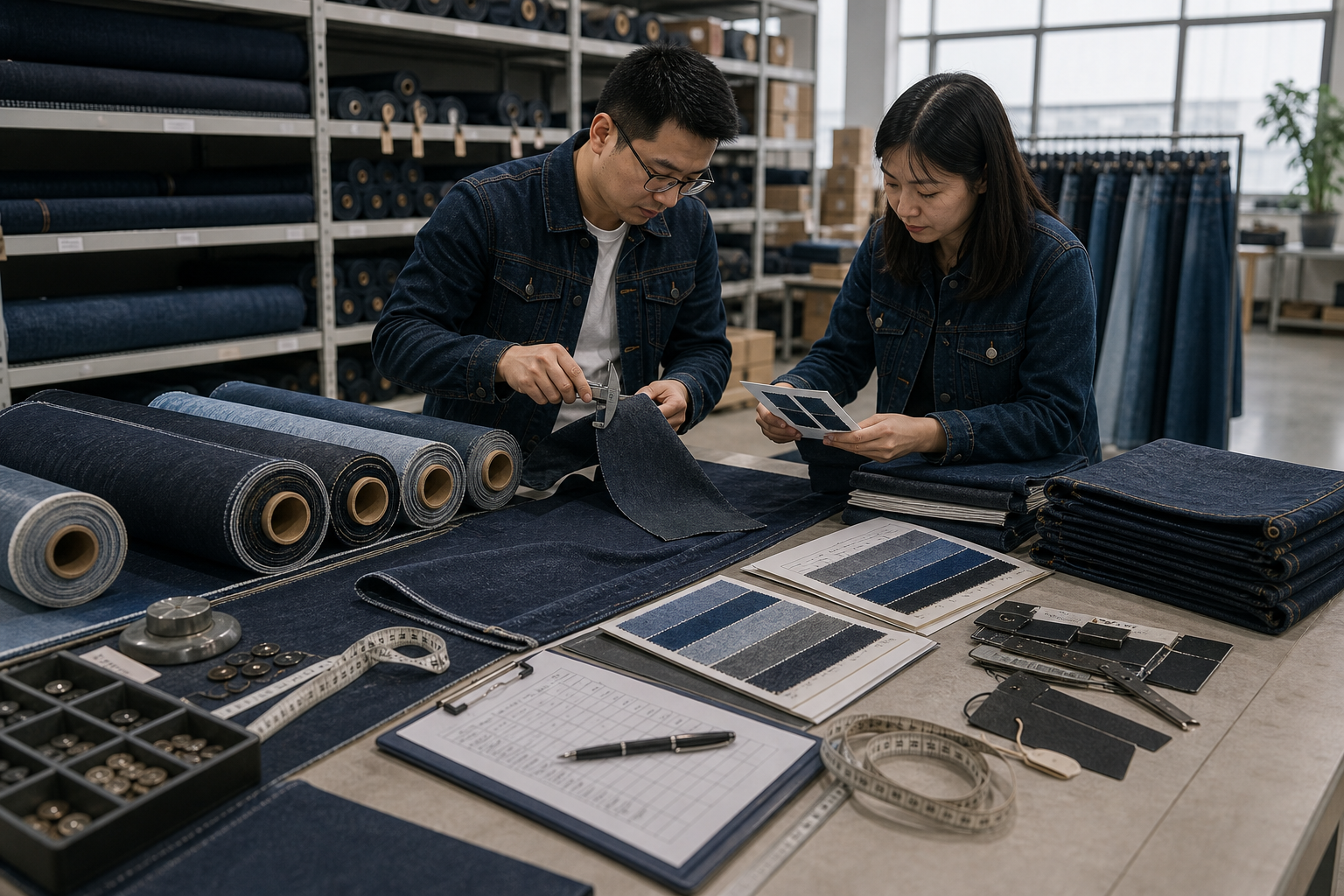 Bulk Denim Fabric Sourcing: What Must Be Locked Before Ordering qc check body image