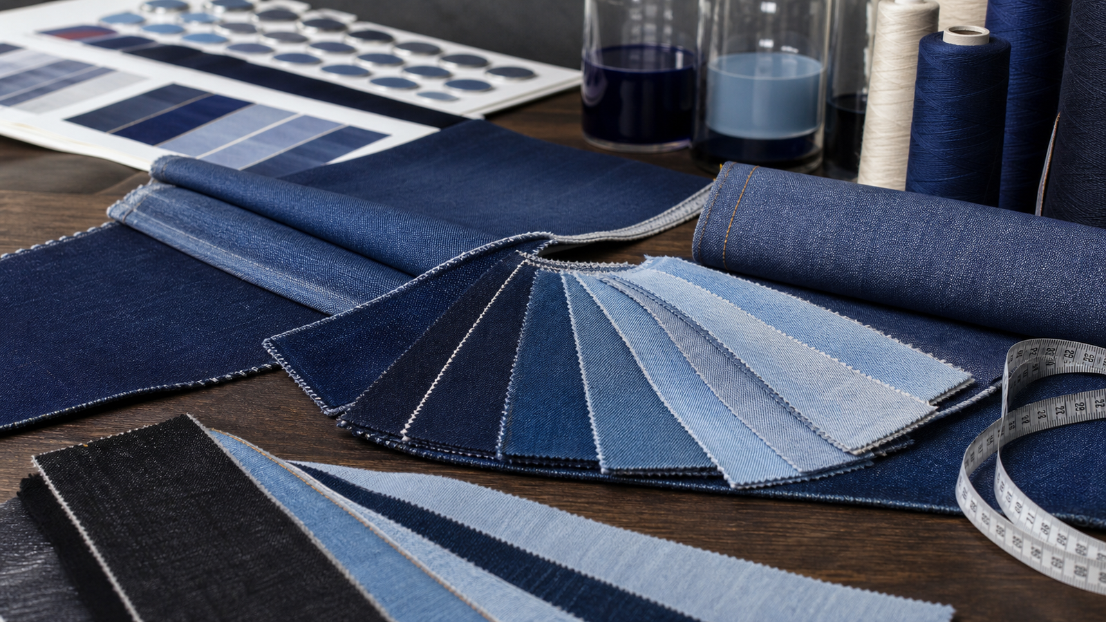 Denim fabric sample development process from spec to approval