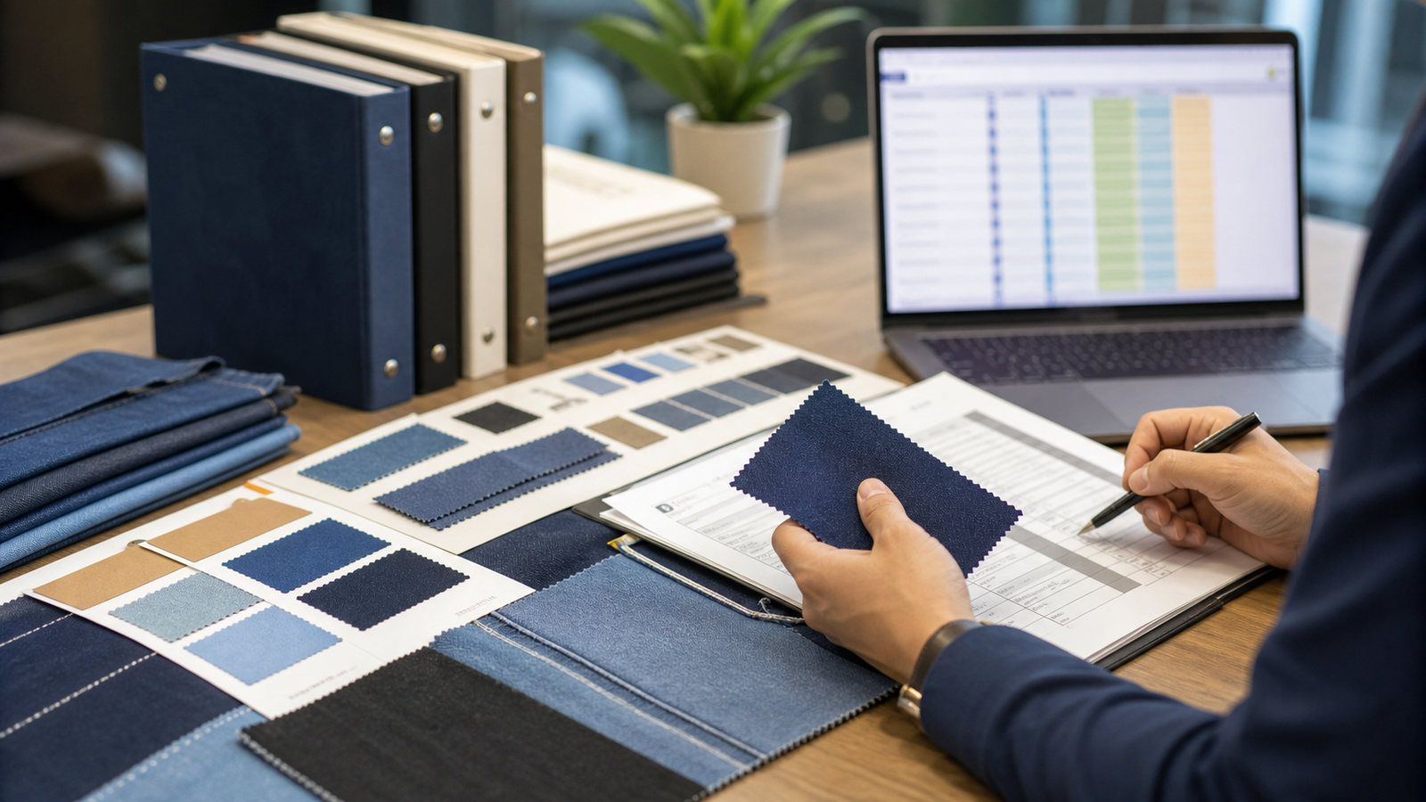 Denim supplier evaluation matrix for fabric buyers
