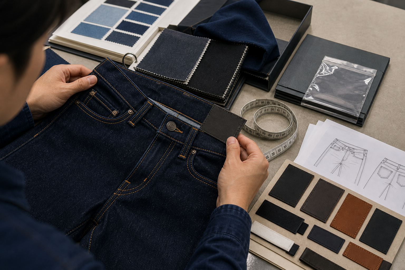 How to Choose a Private Label Jeans Manufacturer buyer desk body image