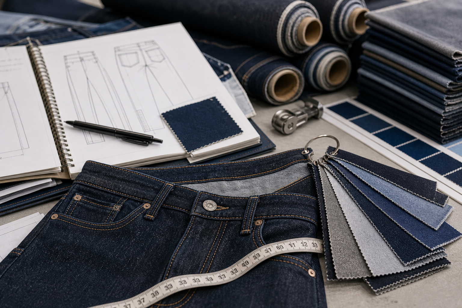 How to Choose a Custom Jeans Manufacturer: Fit, Wash, and MOQ Essentials qc check body image