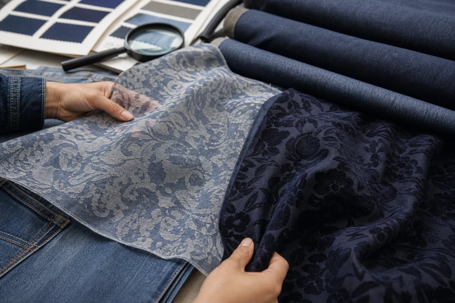 Burnout Fabric vs Flocked Fabric: Which Surface Effect Creates Better Depth? When Flocking Is the Better Choice body image