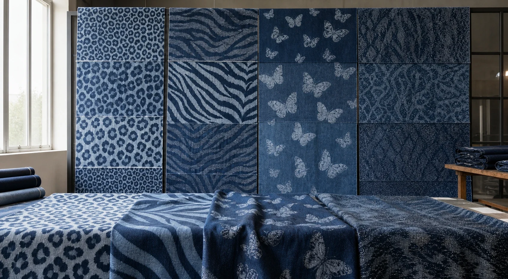 Animal Jacquard Denim: From Motif Selection to Production-Ready Fabric Leopard, Zebra, Butterfly, and Abstract Directions body image
