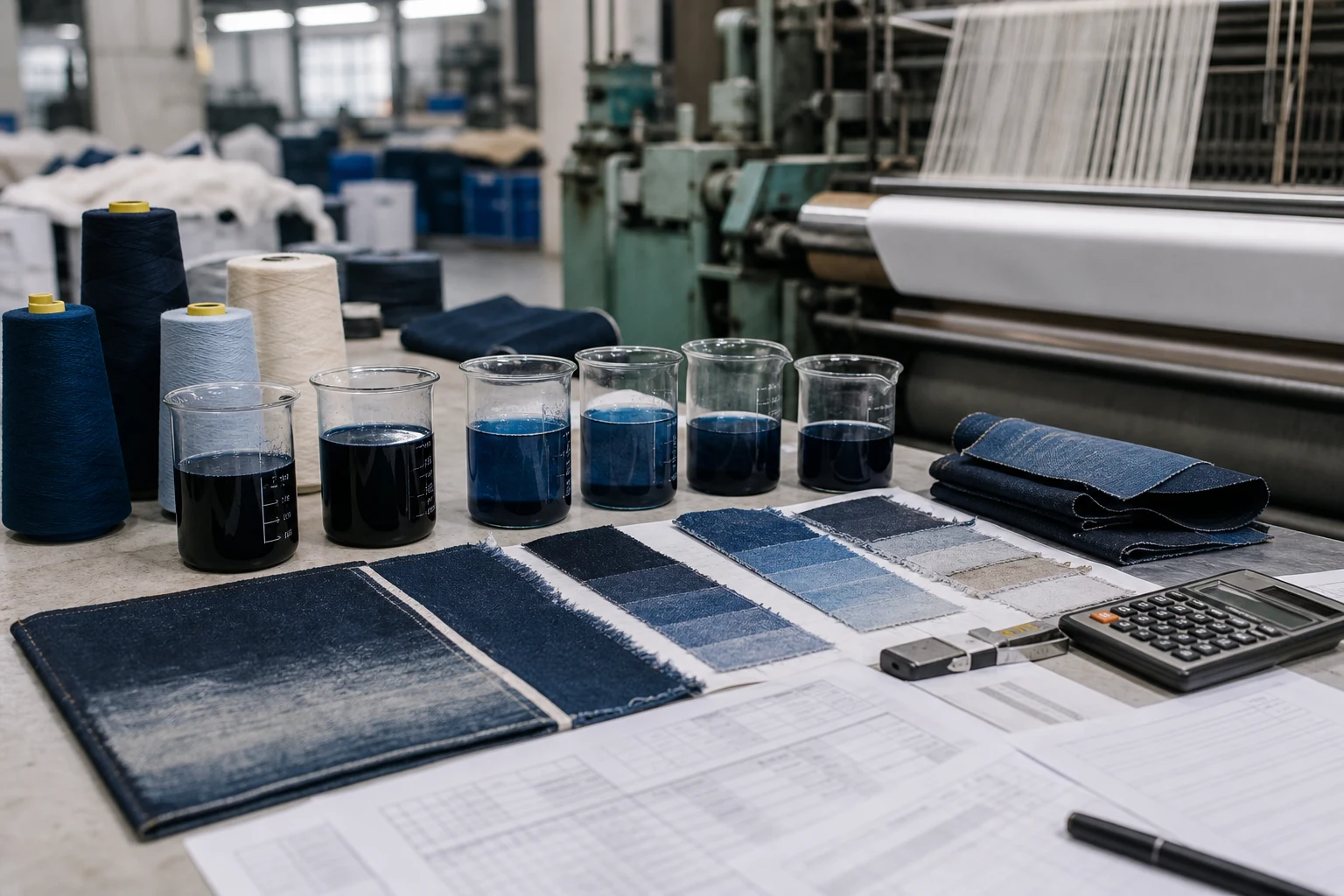 Denim dyeing finishing and setup factors that drive MOQ breakpoints
