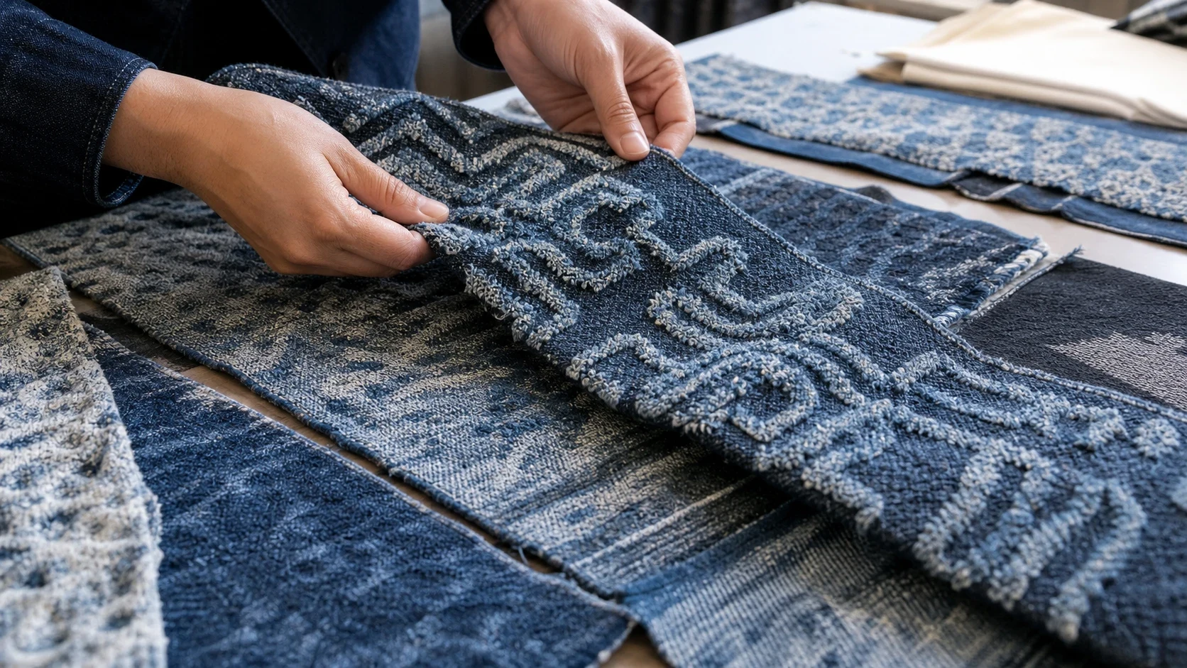 Chenille Jacquard Denim Fabric: Texture, Durability and Bulk คู่มือการจัดหา What Chenille Jacquard Denim Fabric Is body image
