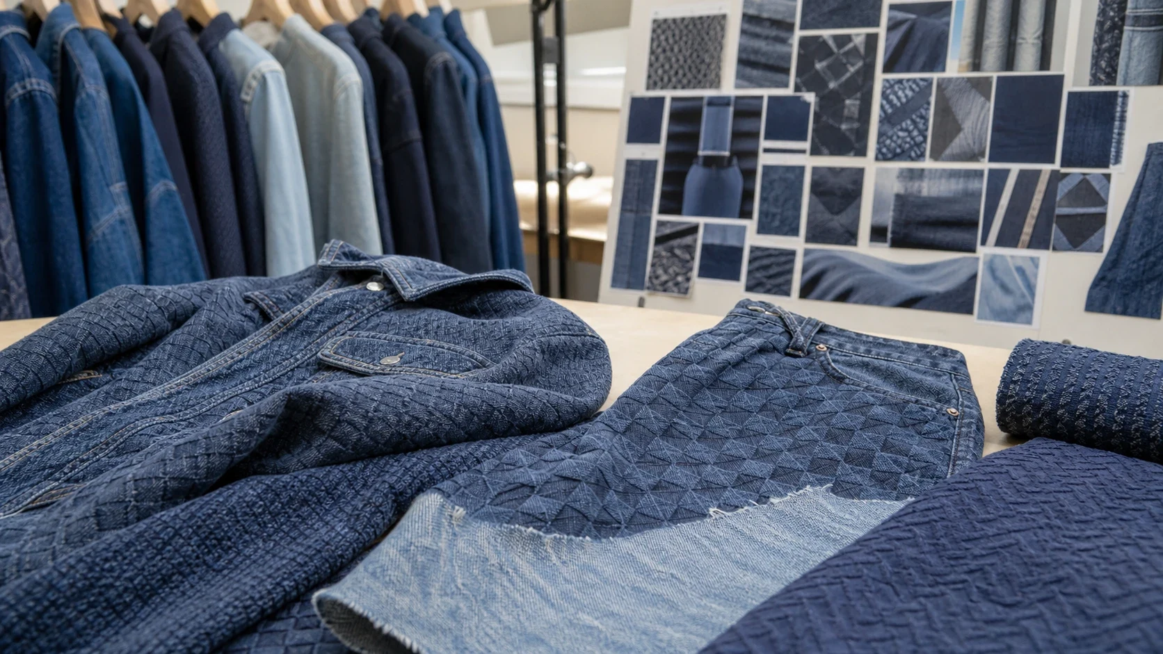 Textured Jacquard Denim: Structure, Handfeel and Bulk Quality Control Choosing Relief Depth, Weight, Stretch, and Drape body image