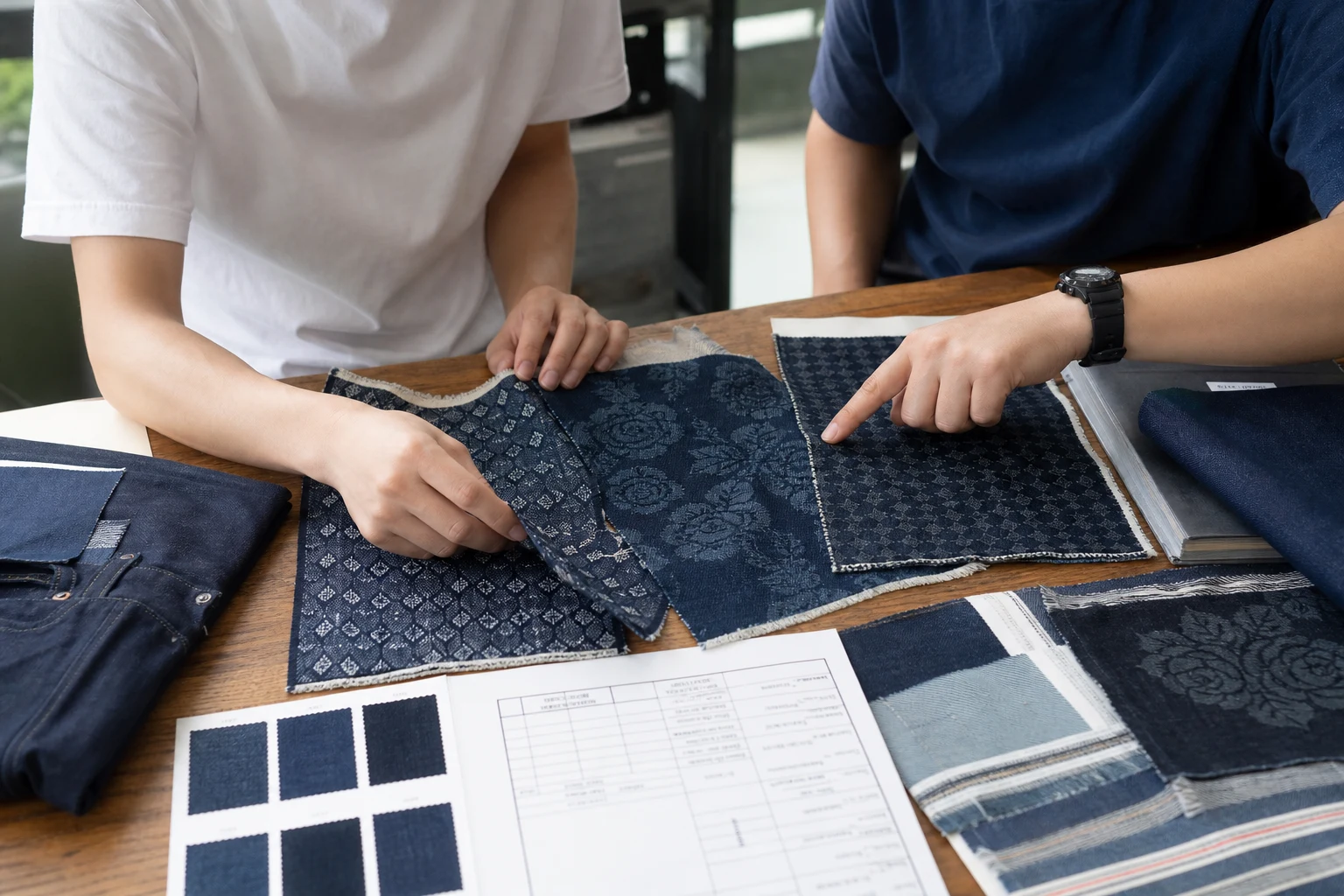 How to Develop Custom Jacquard Denim Fabric From Artwork to Loom Setup Step 3: Align Construction Priorities body image