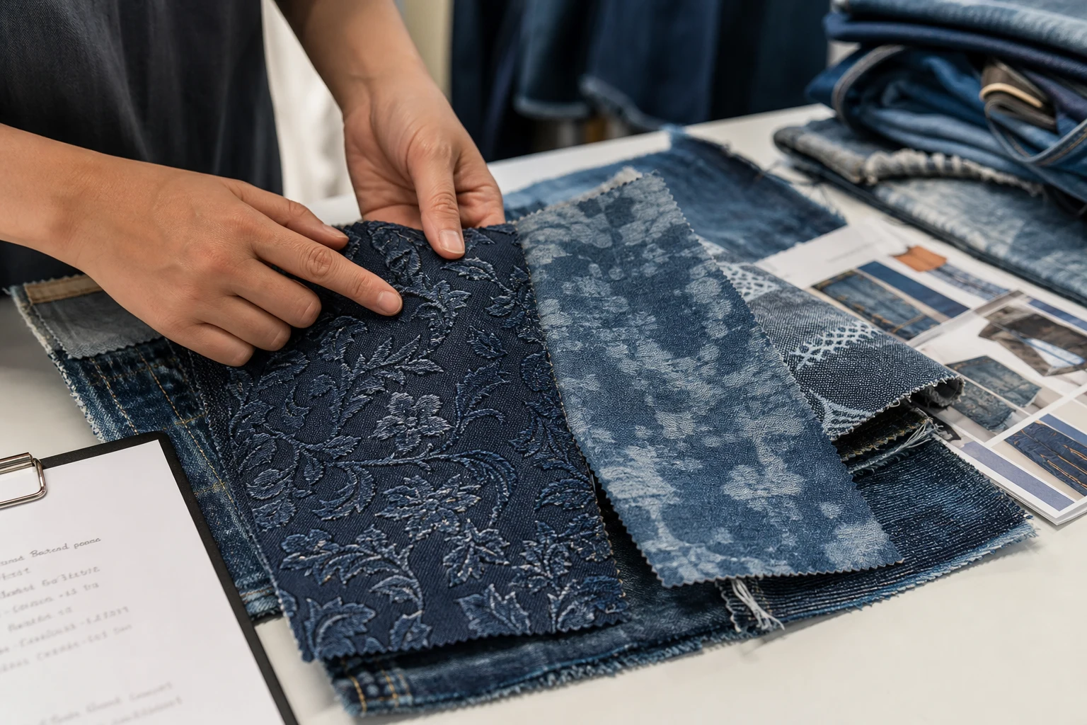 Jacquard Denim vs Printed Denim: Which Surface Effect Fits Your What Buyers Should Confirm Before Choosing body image