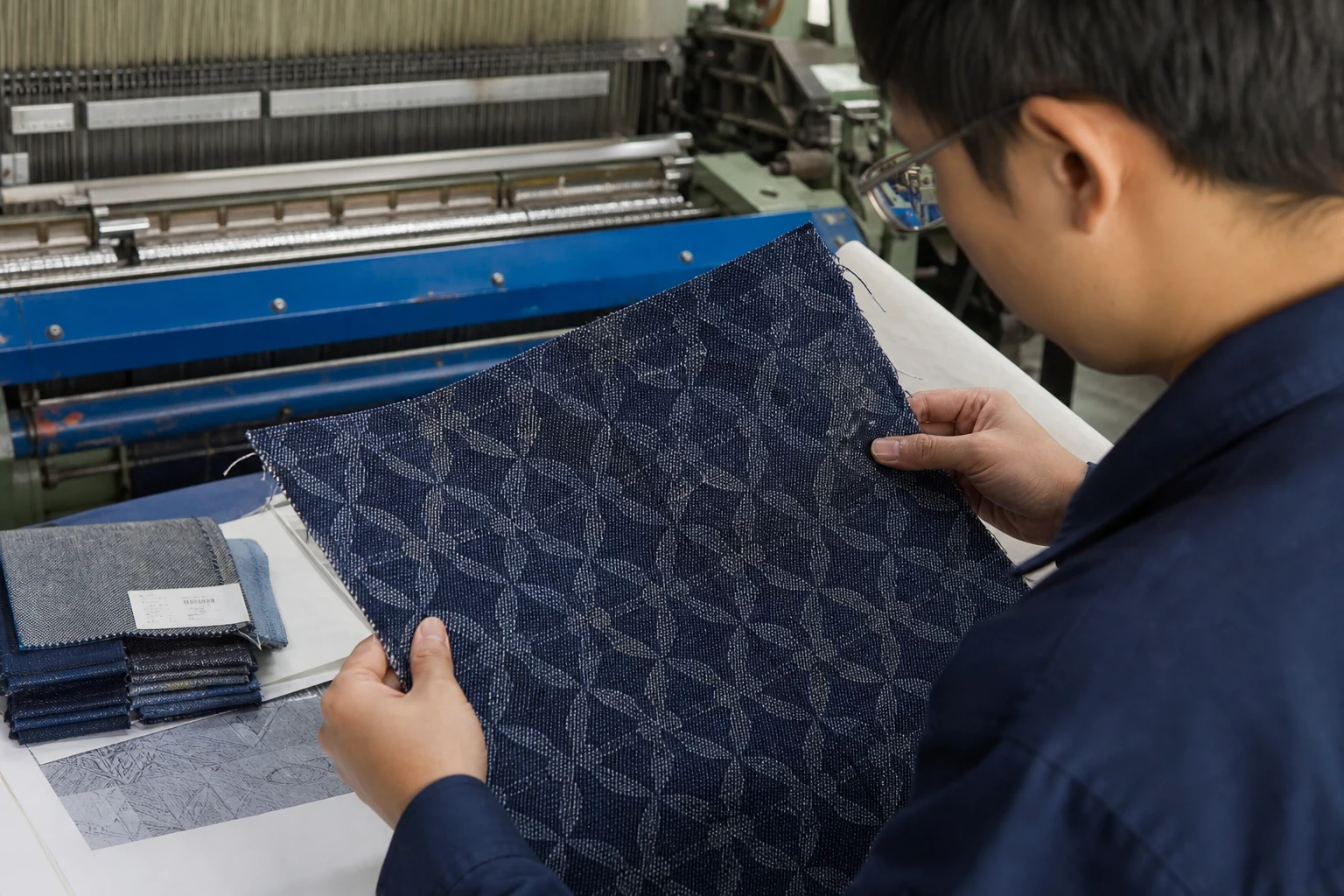 How to Develop Custom Jacquard Denim Fabric From Artwork to Loom Setup Step 2: Check Loom Feasibility body image