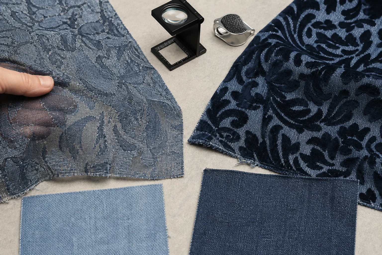 Burnout Fabric vs Flocked Fabric: Which Surface Effect Creates Better Depth? Quick Comparison Matrix body image